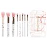 Set de brochas de maquillaje de 8 piezas de mármol con caja de hierro transfronterizo, brocha para sombra de ojos, brocha suelta, herramientas de maquillaje portátiles para viaje, Nuevo