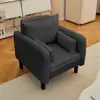Sofá de luxo leve para salas pequenas, sofá simples de dois ou três lugares para apartamentos, lojas de roupas, imóveis para aluguel e áreas de recepção