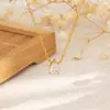 Colar de Aço Titânio Novo Produto Transfronteiriço, Simples e de Alto Padrão, Joias de Zircônia Femininas, Acessórios de Nicho de Luxo Leve, Colar, Alto Padrão