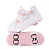 Zapatos con Ruedas de Cuatro Ruedas para Niñas, Zapatos Deportivos con Ruedas, Nuevo Modelo Primavera 2025, Patines para Niños Mayores