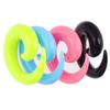 Expansor de orelha de caracol preto acrílico europeu e americano joia para piercing atacado multicolor opcional