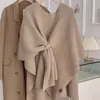 Xale de estilo casual para pessoas preguiçosas, adequado para salas com ar condicionado na primavera e no outono, cachecol grande de tricô estiloso e simples, capa quente