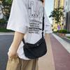 Bolsa Pequena Jeans Casual Retrô para Mulheres 2024 Nova Bolsa de Ombro Literária Moda Simples Bolsa Transversal Bolsa para Celular