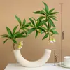Flores Artificiales de Alta Gama, Decoraciones con Flores Artificiales, Plantas Verdes Biónicas, Macetas con Plantas Falsas, Decoraciones para Mesa de Comedor de Sala de Estar Interior, Decoraciones Florales