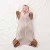 Saco de Dormir para Recém-Nascido Extra Grande Fibra de Bambu Primavera e Verão Respirável Sensação de Gelo Fino Anti-Susto Pulos Recém-Nascido Anti-Susto Pulos