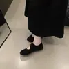 Primeiro Encontro Sapatos Rasos Femininos Estilo Francês Sazonal Bico Fechado 2026 Novo Outono Retrô Sapatos de Ballet Mary Jane Sapatos Birkenstock