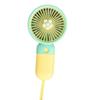 Série portátil ao ar livre com ventilador de cordão de mesa nova flor mini ventilador estudante flor fresca