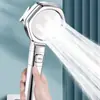 Traje de ducha presurizado hexagonal de cuatro velocidades, cabezal de ducha con parada de agua de un botón, traje para baño doméstico, transfronterizo