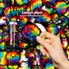 56 Peças de Adesivos Coloridos Estilo Splash-Ink para Compra Direta Transfronteiriça com Elementos de Animais da Moda, Adesivos Personalizados DIY com Tema Panda