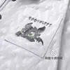 Pijama para niños, pijama de forro polar para niños, colección primavera/otoño/invierno, estilo nuevo, forro polar fino, corte holgado, diseño de dibujos animados, adecuado para usar en casa en invierno