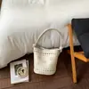 Bolso Cruzado Coreano para Mujer 2026 Nueva Moda de Verano Bolso Cubo Calado Gran Capacidad Bolso Cruzado