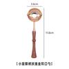 Colher para Selo de Cera de Ponta Dupla, Colher de Selo de Cera de Madeira Dourada Rosa Dourada, Carimbo de Selo de Cera Acessório para Derreter Cera, Colher de Fogareiro para Selo de Cera