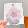 Elegante Pinza de Tiburón Camelia para Mujer, Pasador Grande para la Parte Trasera de la Cabeza, Accesorio para el Cabello de Alta Gama de Moda