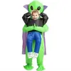 Capa de Actuación Escénica para Fiesta Anual de Navidad Disfraz Inflable de Alienígena Accesorios de Ambiente de Fiesta Disfraz Juego de Rol