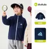 [Antiestático] Chaqueta para Niños Dudu, Ropa de Otoño para Niños, Nuevo Estilo para Niñas, Forro Polar para Bebés, Ropa Infantil para Primavera y Otoño