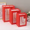 Bolsas de Souvenir, Bolsas de Papel, Bolsas de Regalo, Bolsas para Ramos, Bolsas de Regalo para el Día del Maestro, Bolsas Tote con Ventana Transparente