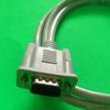 Cable VGA de aguja completa, cable de paso completo macho a macho de 15 pines, cable de monitor de computadora HDB15 para cable de control de aguja
