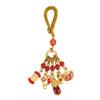 [Fábrica de Cabelos Lixos] National Fashion Retro Esmalte Cor Areia Ouro Chaveiro Casal Pingente Cloisonne Bag Pequeno Pendurado