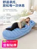 Suministro Especial para Mujeres Embarazadas Colchón Inflable Hogar Exterior PVC Espesado Flocado Mujeres Embarazadas Propensas Colchoneta para Dormir Tipo Ovalado Elevado