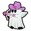 Serie de Halloween Más Vendida de Amazon Zapatos Suaves de Goma PVC Fantasma Hebillas de Zapatos de Flor al por Mayor Spot Transfronterizo Accesorios para Zuecos