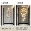 Salón Árbol de la Fortuna Pintura Decorativa Pasillo Estilo Crema Lámpara de Pared LED de Alta Gama Tridimensional Pintura Colgante Luminosa con Buen Significado