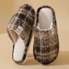 Chinelo de Linho Silencioso para Casa Masculino Interior Antiderrapante Solado Macio Silencioso Chinelos de Casal Chinelos de Algodão de Alta Qualidade para Todas as Estações