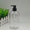 Botella de Loción Transparente para Mascotas 300Ml500Ml Champú Botella de Hombro Oblicuo Gel de Ducha Botella Vacía Botella de Desinfectante de Manos