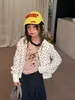 Moças Hua Yu Xun Estilo Outono 2026 Versão Coreana Moletom com Capuz de Coração Infantil Fofo com Orelhas de Coelho Cardigan com Zíper Curto Tendência