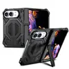 Direto da Fábrica para iPhone Duo Apple Capa de Celular Dobrável Eixo Central de Mola com Suporte Ímã Embutido