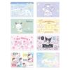 Sanrio Kulomi Meroti Gui Dog Parchia Dog Tarjeta de identificación transparente linda Tarjeta bancaria Tarjeta de autobús Set