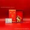 Chaveiro Popular de Ouro Puro 999 com Símbolo de Boa Sorte, Decoração para Capa de Celular, Presente para Amigos, Presente Empresarial, Atacado