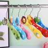 Percha de madera para ropa de niños, percha linda de animal de dibujos animados, percha doméstica para ropa de bebé, soporte para ropa, tendedero de madera