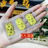 Pegatinas Doradas para Teléfono con Oro Puro 999, Garantizadas para Traer Buena Suerte en los Exámenes, Láminas Doradas para Impulsar la Riqueza, Regalos Populares para Transmisiones en Vivo, Venta al por Mayor de Fábrica