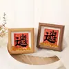 Porta-Retratos Vazados de Madeira Personalizados para Pendurar, Formato Quadrado, 4x5, 6x8, 10 polegadas Porta-Retratos Feitos à Mão, Molduras Vazias, Novo Estilo Chinês Molduras para Caligrafia e Pintura, Atacado