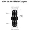 Conector de Tubería de Enfriamiento de Aceite para Modificación Automotriz Transfronteriza, Adaptador de Conversión An4/6/8/10, Paquete de 2