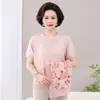 Conjunto de Top y Pantalón de Manga Larga de Otoño para Mamá Nuevo Primavera/Otoño 2026 Tejido de Punto de Alta Elasticidad para Mujeres de Mediana Edad