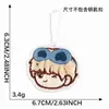Nuevos personajes de dibujos animados de anime bidimensionales de peluche, colgantes hechos a mano para DIY para combinar con mochilas y cajas, parches de tela bordados