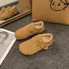 Zapatos planos retro tipo Birkenstock, modernos, forrados de felpa y con suela gruesa para mujer, nueva colección otoño/invierno 2026, diseño sin cordones con suelas suaves, perfectos para un look relajado