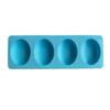 Molde de silicona para pastel de chocolate, 4 piezas, ovalado, 391, gelatina, huevo, tarta, pan, herramientas para hornear