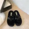 Hebilla de cinturón minimalista estilo coreano, pantufla suave y esponjosa para mujer, suave y de felpa, perfecta para otoño e invierno, adecuada para usar en casa y para salidas diarias.