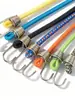 Cuerda Elástica de Látex Multifuncional de 4 mm Mini Cuerda Elástica Gancho de Metal Correa de Sujeción de Carga