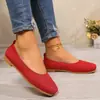 Otoño 2026 Nuevos Zapatos de Mujer de Punto Transpirables Slip-on Planos Casuales para Mujer En Stock Dropshipping