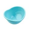 Cesta de drenaje multifuncional cocina hogar lavabo para lavar verduras traje plástico engrosado colador para lavar arroz filtrado de agua Taobao plato venta al por mayor transfronteriza