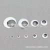 Cílios de plástico ecológico cor preto e branco olho móvel adesivo para olhos não adesivo oval olho DIY material artesanal