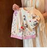 Conjunto de Roupa para Menininha Estiloso Outono Novo Estilo Calça Wide-Leg Suéter Cardigan Conjunto de Duas Peças Transfronteiriço