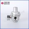 Válvula Reductora de Presión de Acero Inoxidable en Stock con Manómetro, Regulador de Presión de Agua Ajustable, Válvula Reguladora de Presión de Alta Temperatura