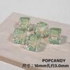 [Poesía verde] Joyería de cuentas de primavera hecha a mano, cuentas verdes sueltas, accesorios, pendientes, colgantes, joyería, cuentas DIY