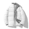 Ropa acolchada de algodón con solapa estilo Hong Kong de AliExpress para hombre, traje de pan grueso resistente al frío de invierno, chaqueta acolchada de algodón cálida para hombre, a la moda.