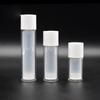 Frasco de emulsão a vácuo de 15ml 30ml 50ml frasco de emulsão a vácuo de dupla rotação frasco spray transparente
