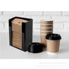 Caja de Almacenamiento Acrílica de Venta Caliente Transfronteriza Estante de Almacenamiento de Mangas para Tazas de Café Estante de Almacenamiento para Mangas de Tazas de Bebidas Calientes para Colgar en la Pared de Cafetería